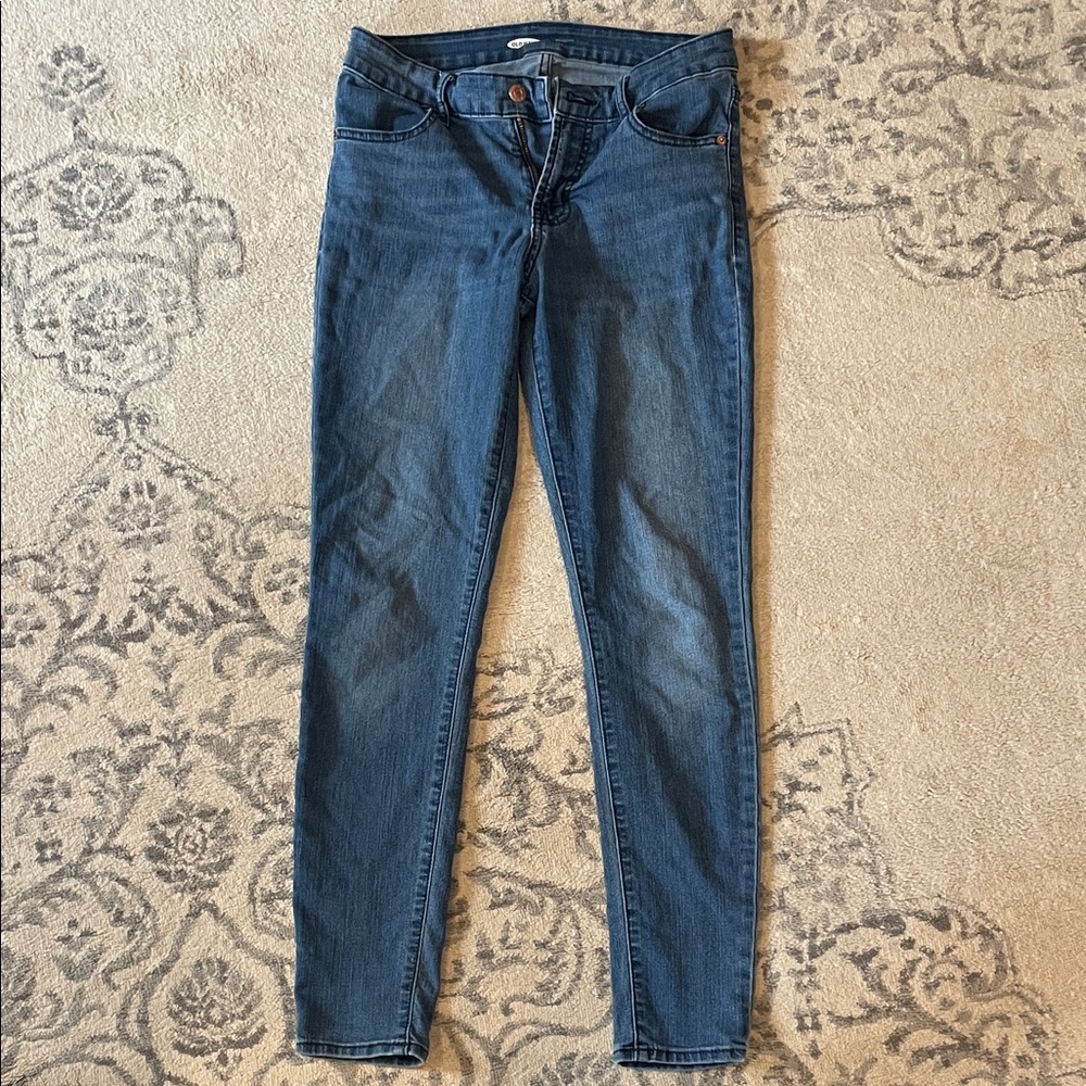 Old Navy super skinny mid rise jeans size 4